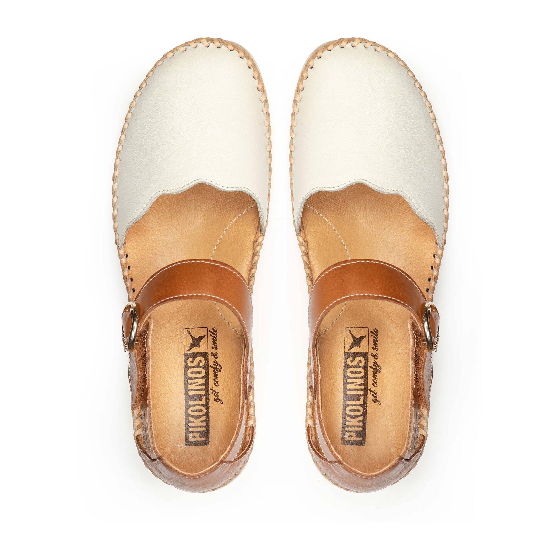 Pikolinos semi-open shoes with hook-and-loop closure MARINA W1C-0893C1