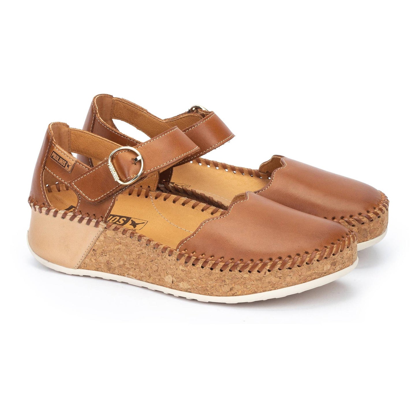 Pikolinos semi-open shoes with hook-and-loop closure MARINA W1C-0893C2
