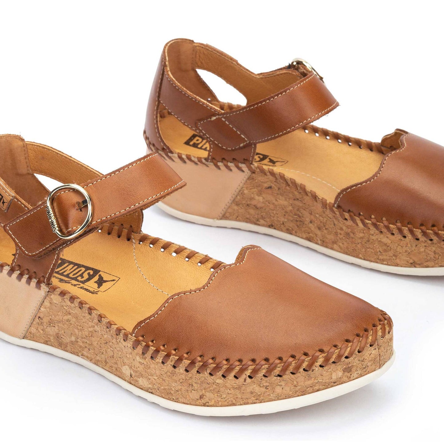 Pikolinos semi-open shoes with hook-and-loop closure MARINA W1C-0893C2