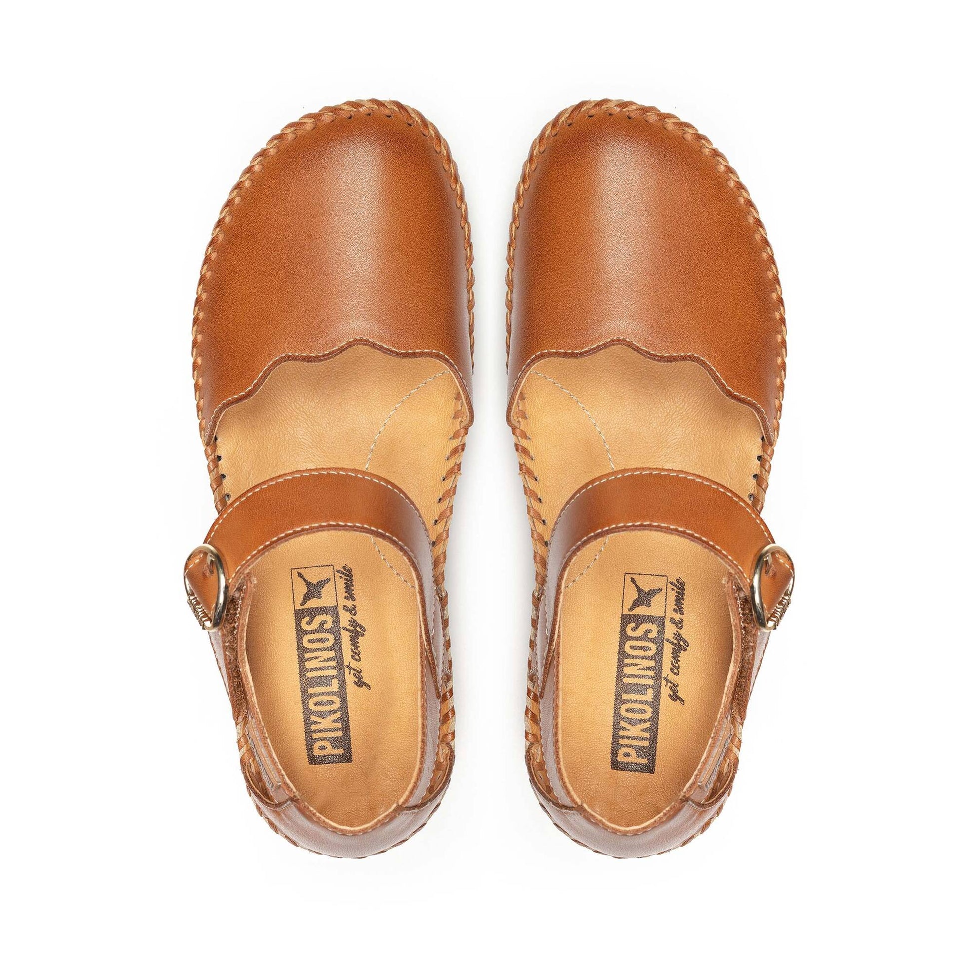 Pikolinos semi-open shoes with hook-and-loop closure MARINA W1C-0893C2