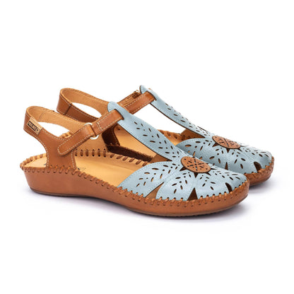 Pikolinos semi-open shoes with hook-and-loop closure P. VALLARTA 655-0841C1
