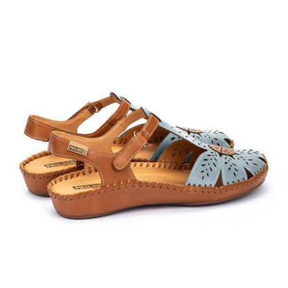 Pikolinos semi-open shoes with hook-and-loop closure P. VALLARTA 655-0841C1