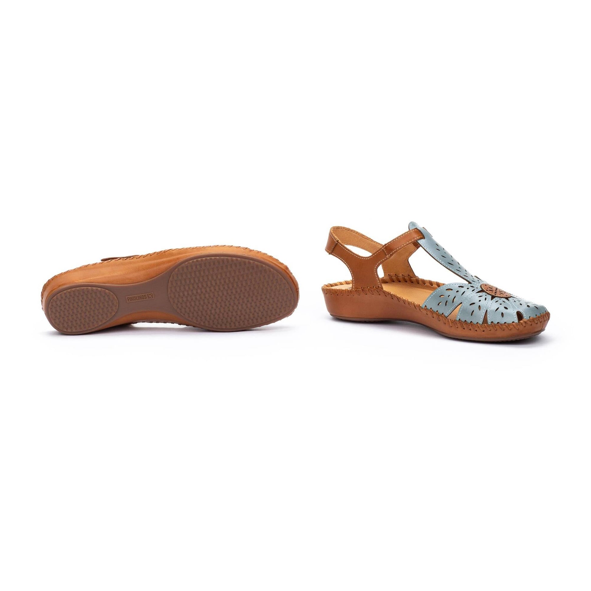 Pikolinos semi-open shoes with hook-and-loop closure P. VALLARTA 655-0841C1