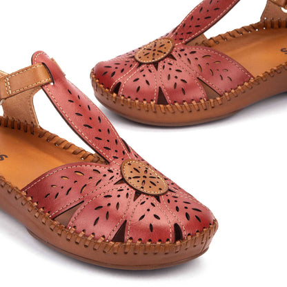 Pikolinos semi-open shoes with hook-and-loop closure P. VALLARTA 655-0841C1