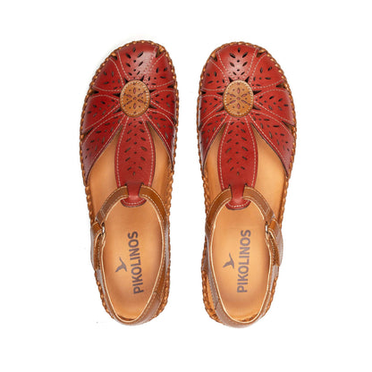 Pikolinos semi-open shoes with hook-and-loop closure P. VALLARTA 655-0841C1
