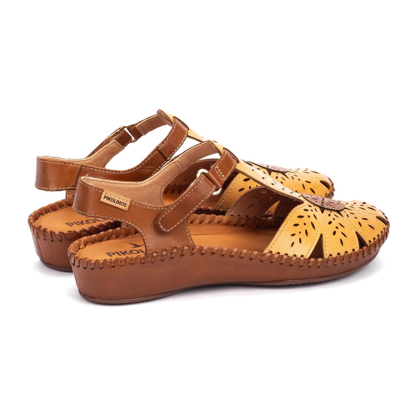 Pikolinos semi-open shoes with hook-and-loop closure P. VALLARTA 655-0841C1