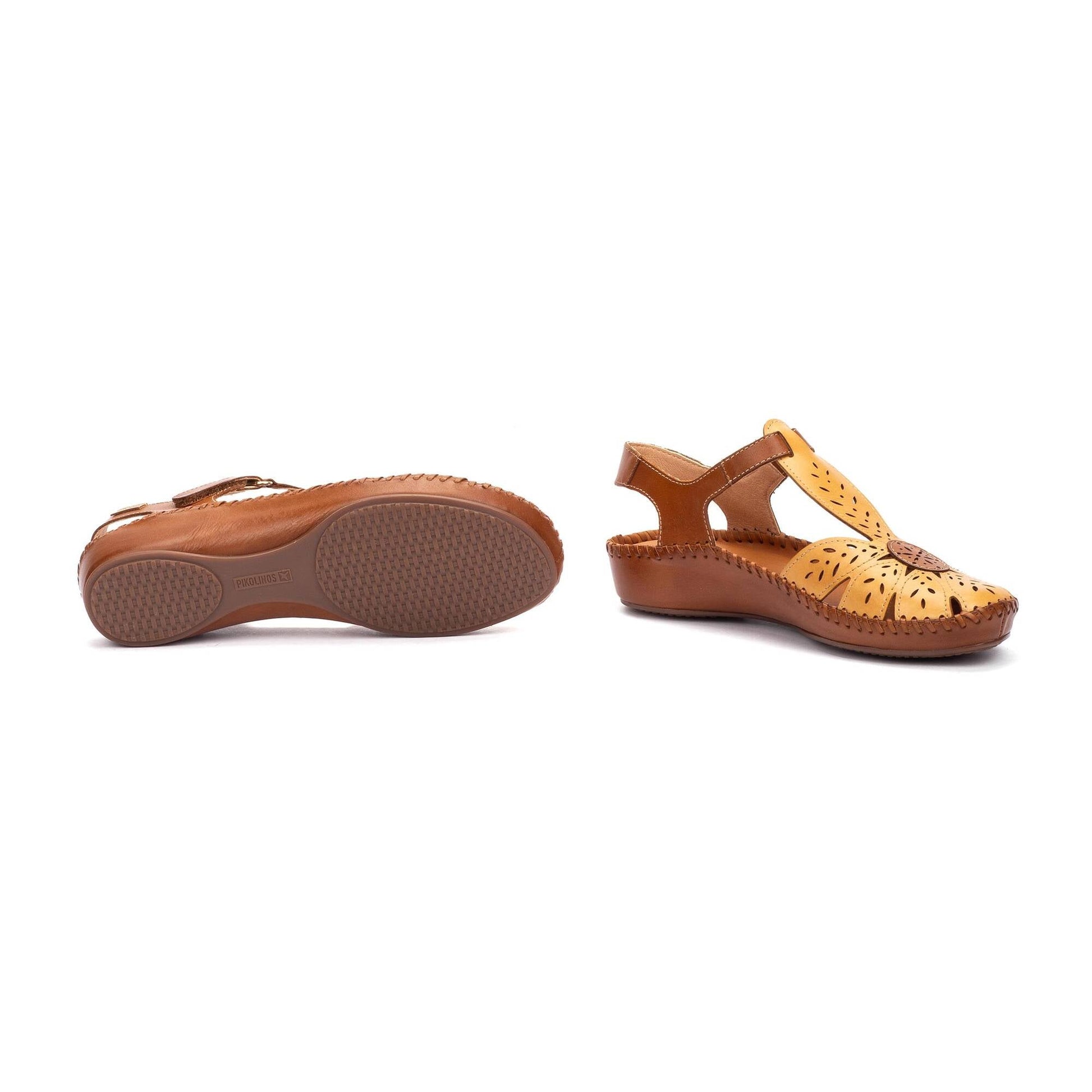 Pikolinos semi-open shoes with hook-and-loop closure P. VALLARTA 655-0841C1
