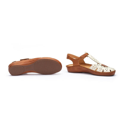 Pikolinos semi-open shoes with hook-and-loop closure P. VALLARTA 655-0841C1