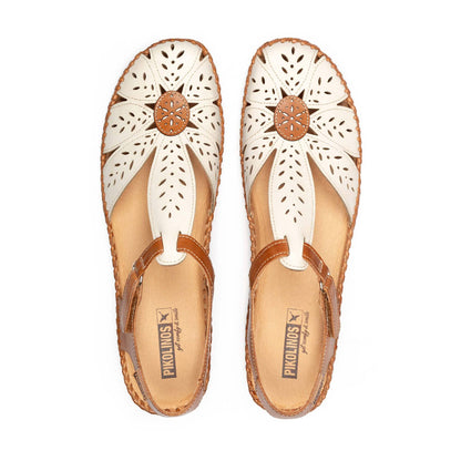 Pikolinos semi-open shoes with hook-and-loop closure P. VALLARTA 655-0841C1