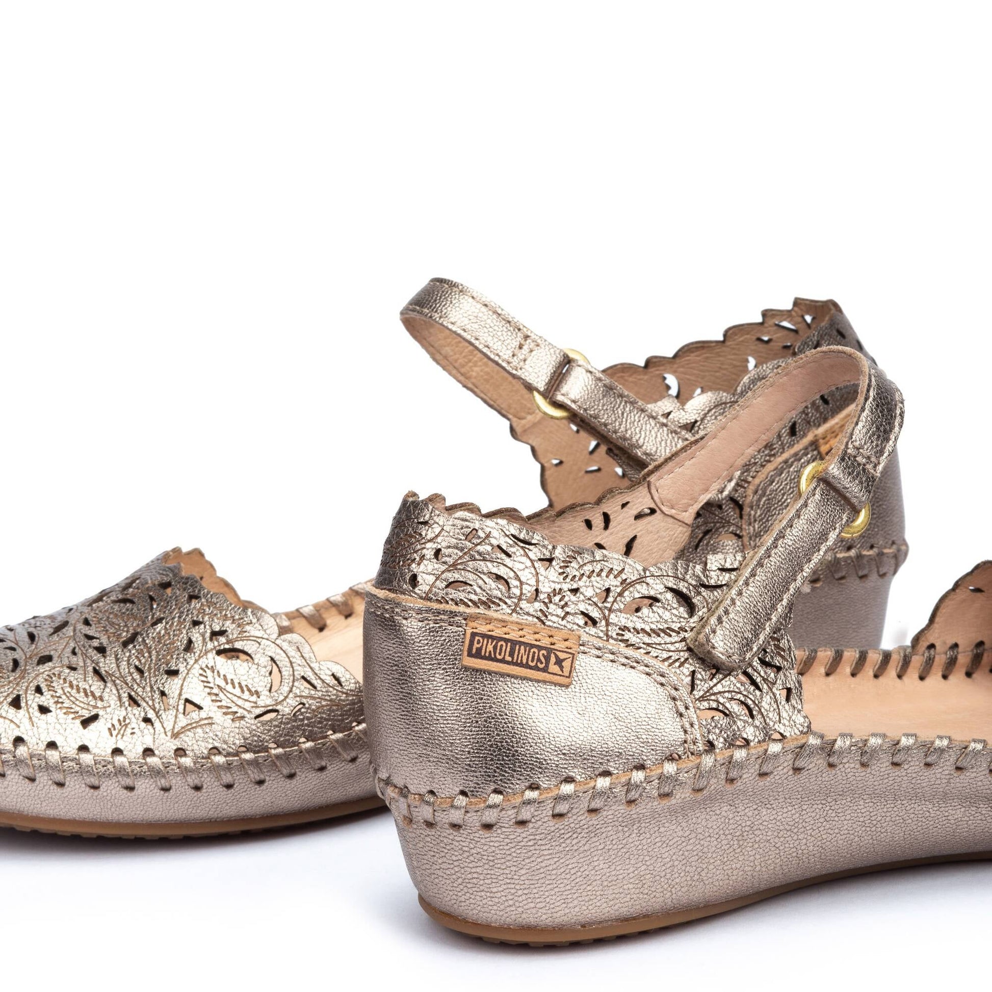 Pikolinos semi-open shoes with hook-and-loop closure P. VALLARTA 655-0906CL