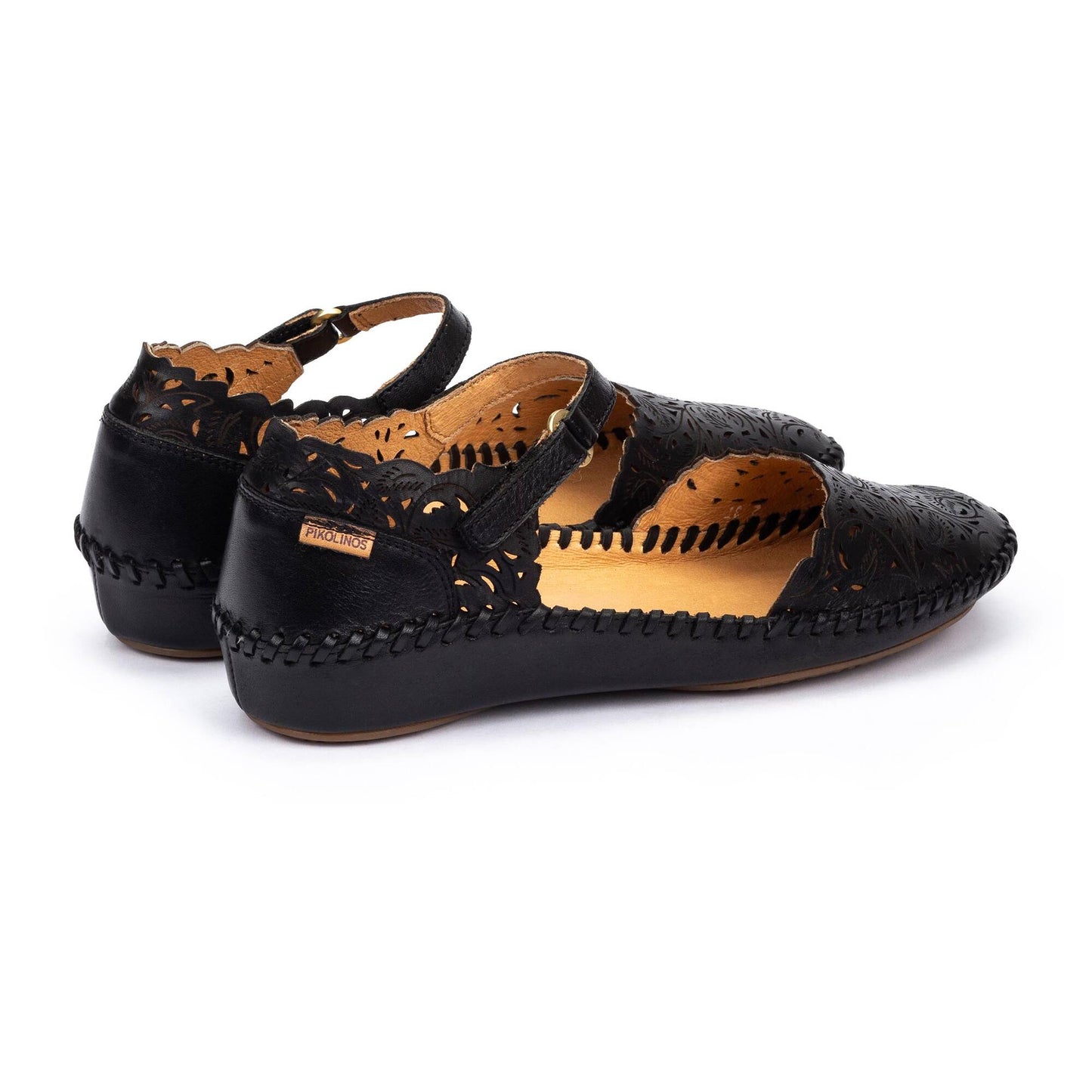 Pikolinos semi-open shoes with hook-and-loop closure P. VALLARTA 655-0906