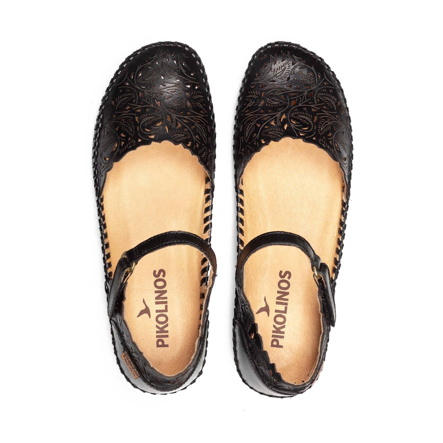 Pikolinos semi-open shoes with hook-and-loop closure P. VALLARTA 655-0906