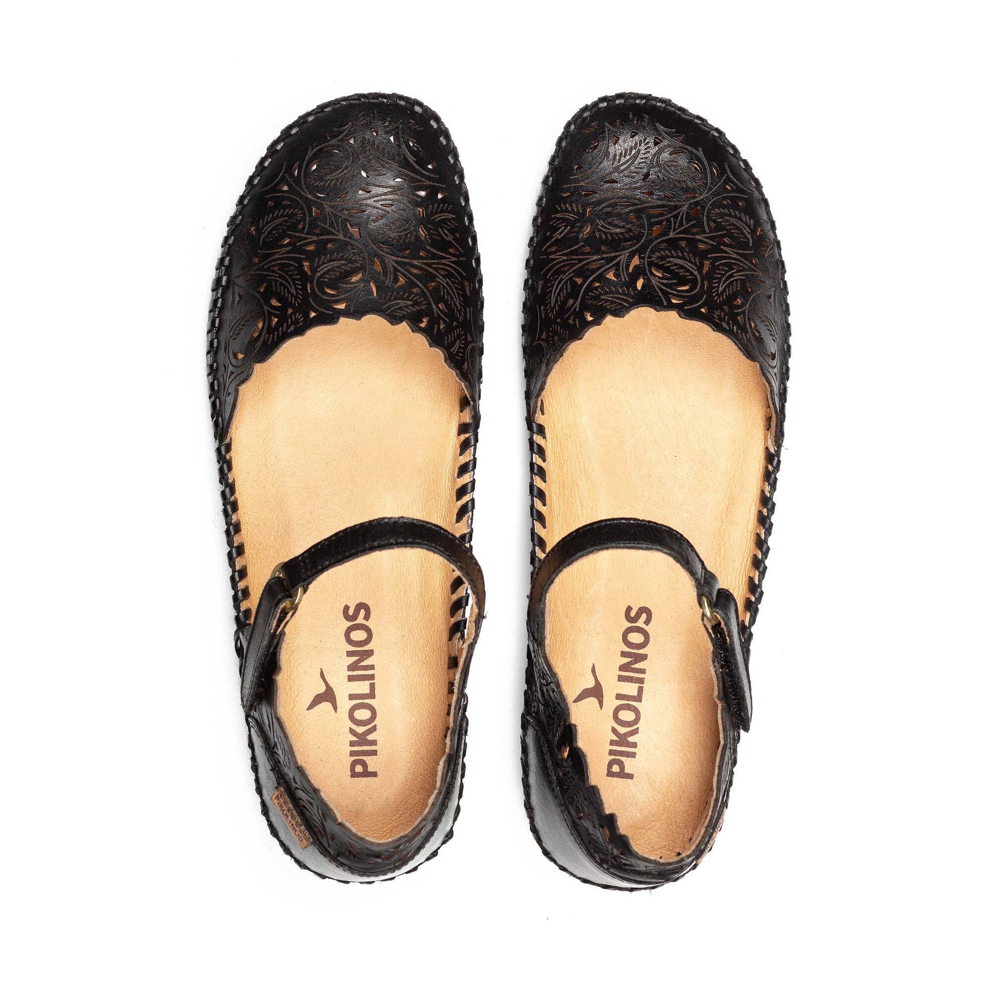 Pikolinos semi-open shoes with hook-and-loop closure P. VALLARTA 655-0906