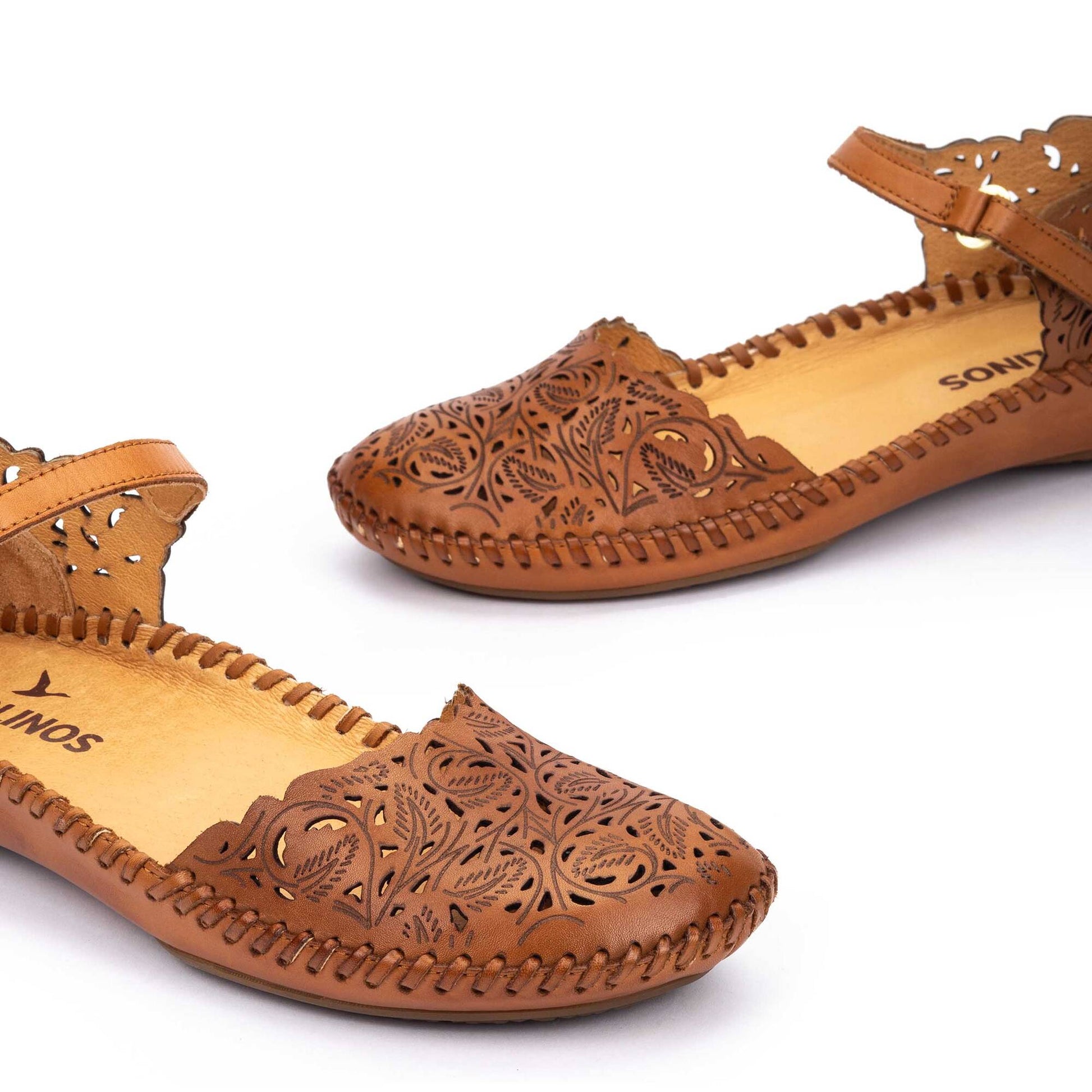Pikolinos semi-open shoes with hook-and-loop closure P. VALLARTA 655-0906