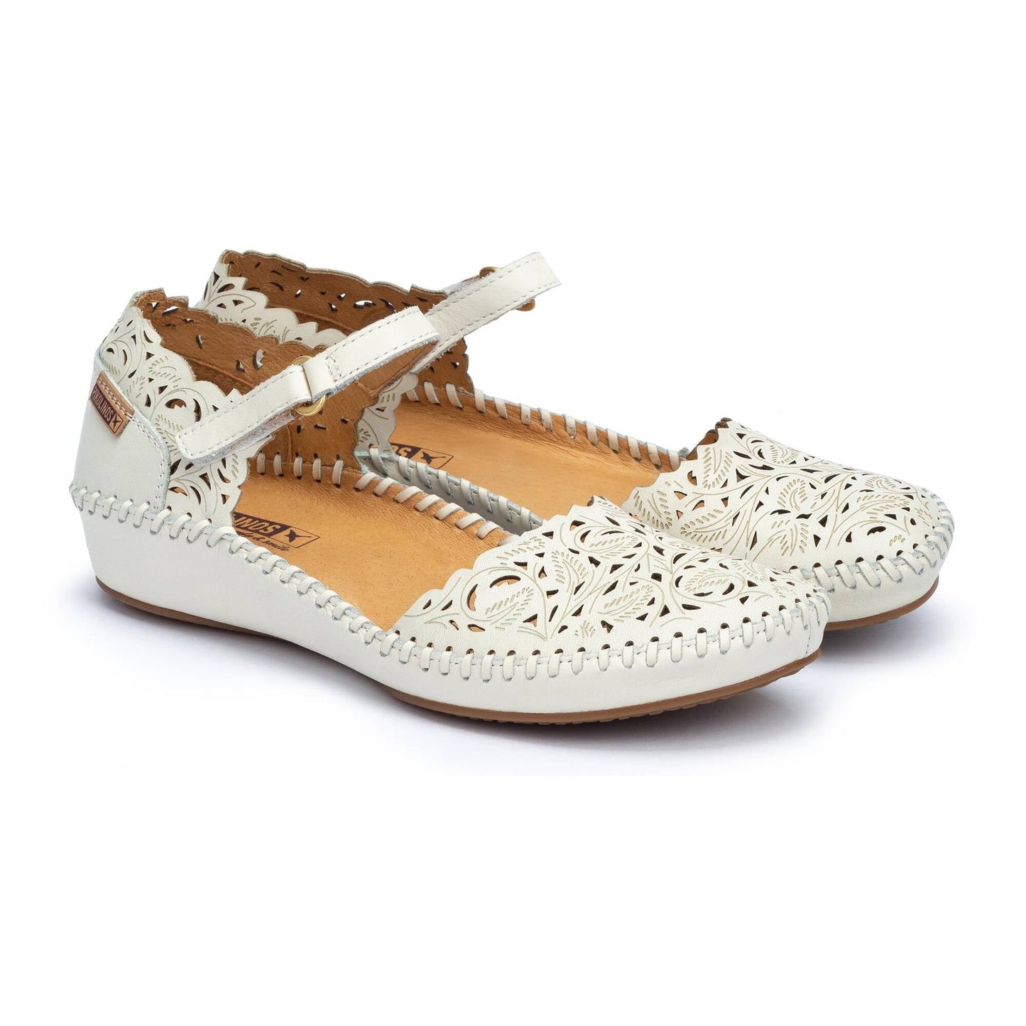 Pikolinos semi-open shoes with hook-and-loop closure P. VALLARTA 655-0906