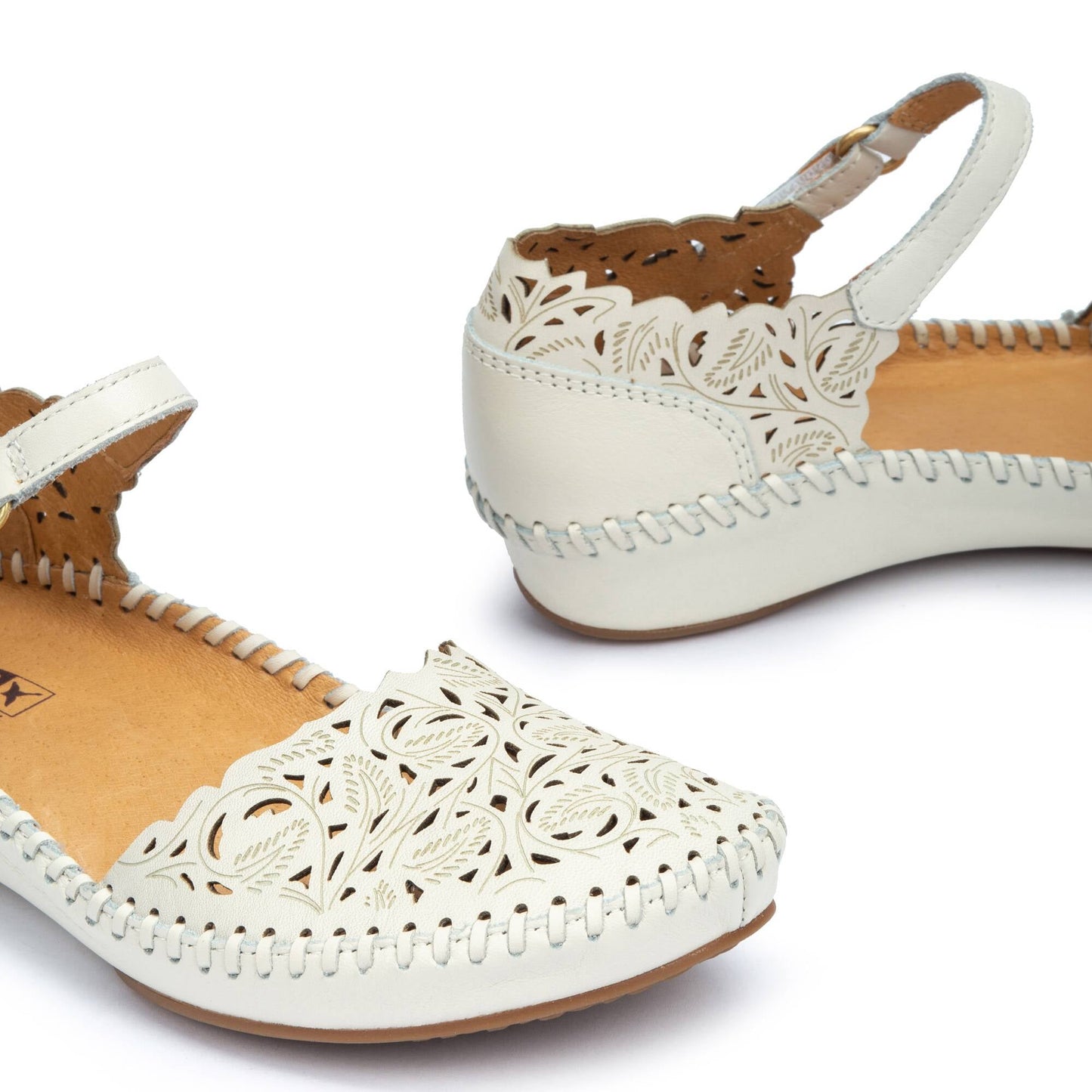 Pikolinos semi-open shoes with hook-and-loop closure P. VALLARTA 655-0906