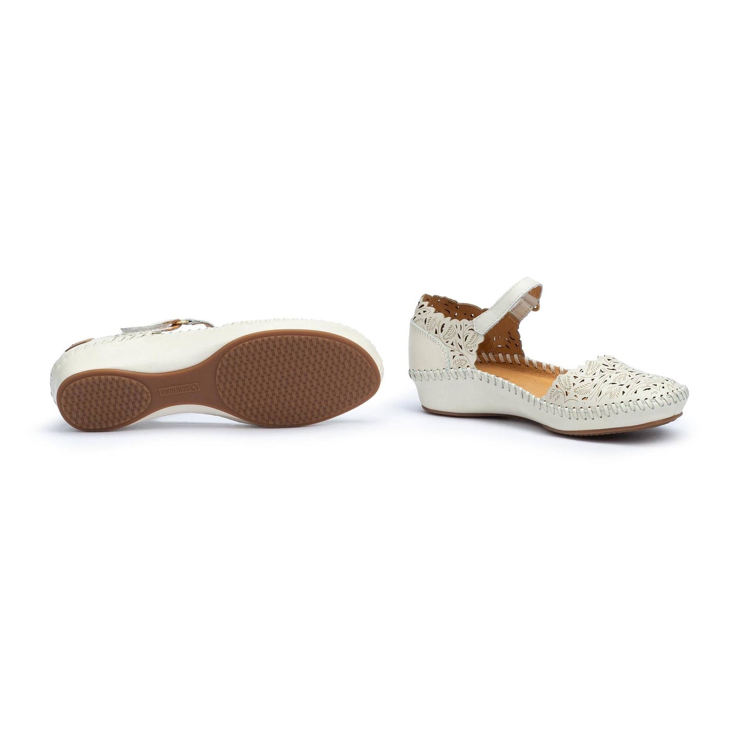Pikolinos semi-open shoes with hook-and-loop closure P. VALLARTA 655-0906
