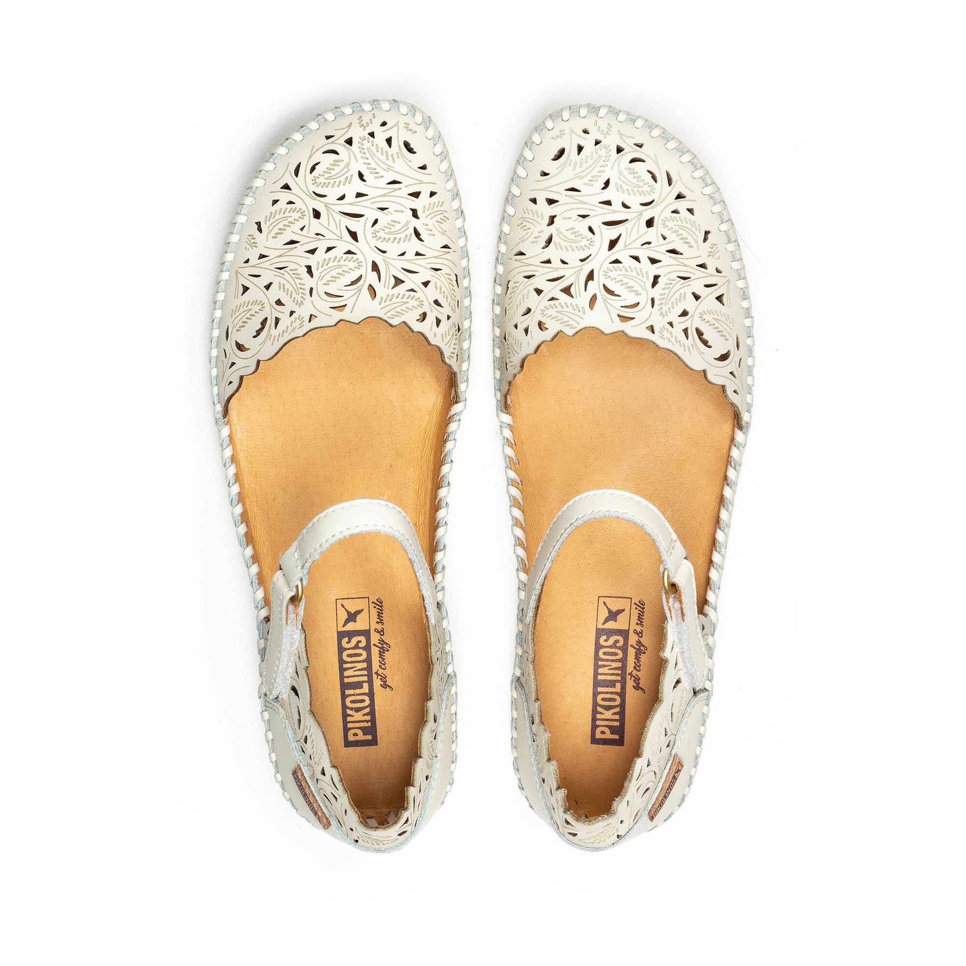 Pikolinos semi-open shoes with hook-and-loop closure P. VALLARTA 655-0906