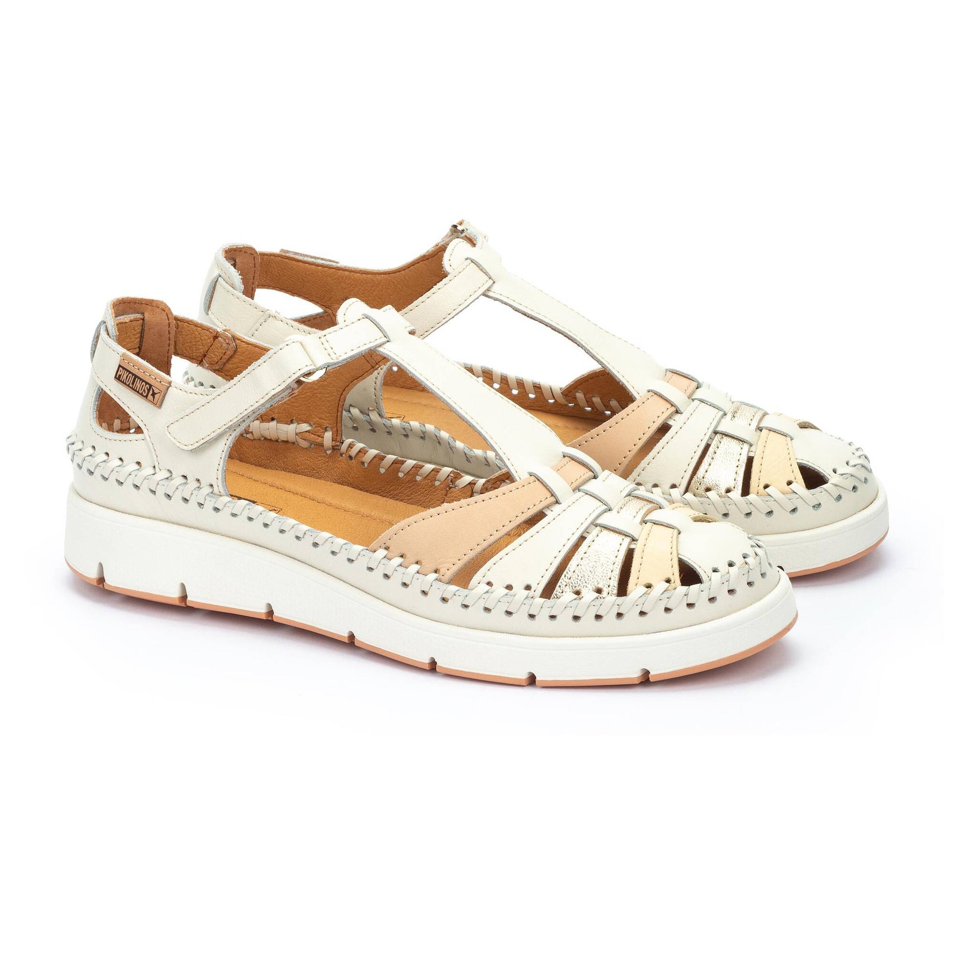 Pikolinos semi-open shoes with hook-and-loop closure TENERIFE W8D-0855C1