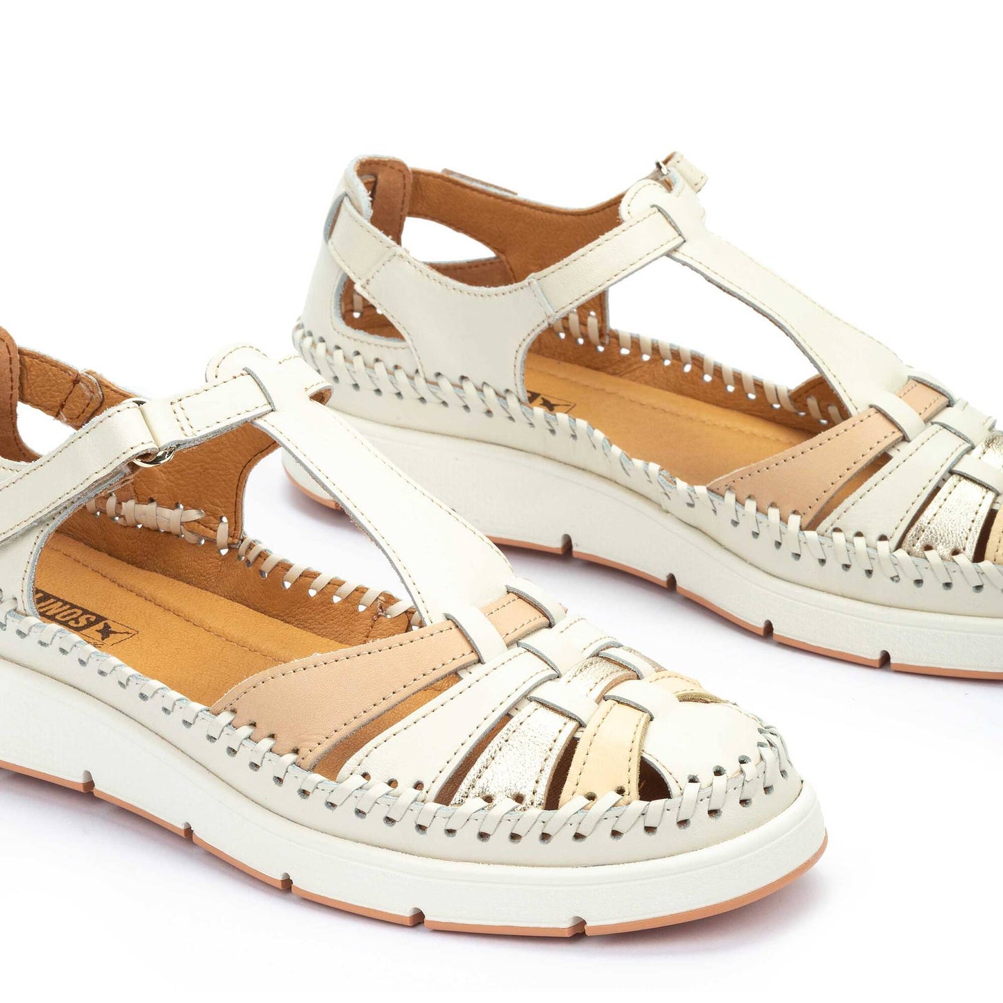 Pikolinos semi-open shoes with hook-and-loop closure TENERIFE W8D-0855C1