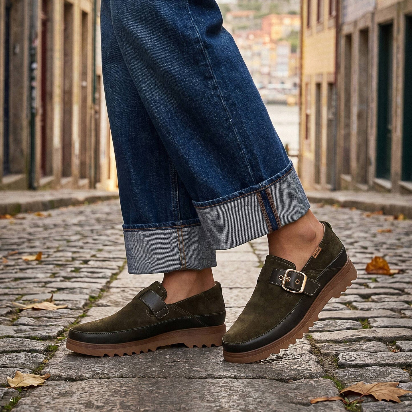 Pikolinos lightweight shoes with buckle VIGO W3W-4969SEC1