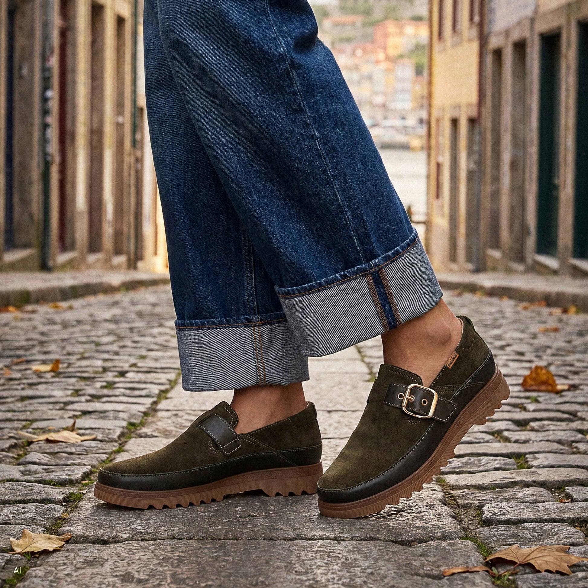 Pikolinos lightweight shoes with buckle VIGO W3W-4969SEC1