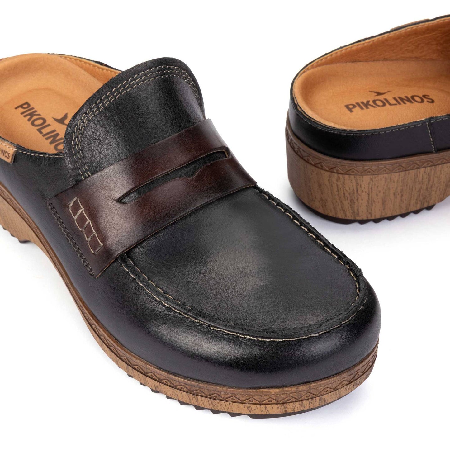 Pikolinos leather clogs GRANADA W0W-3960C1