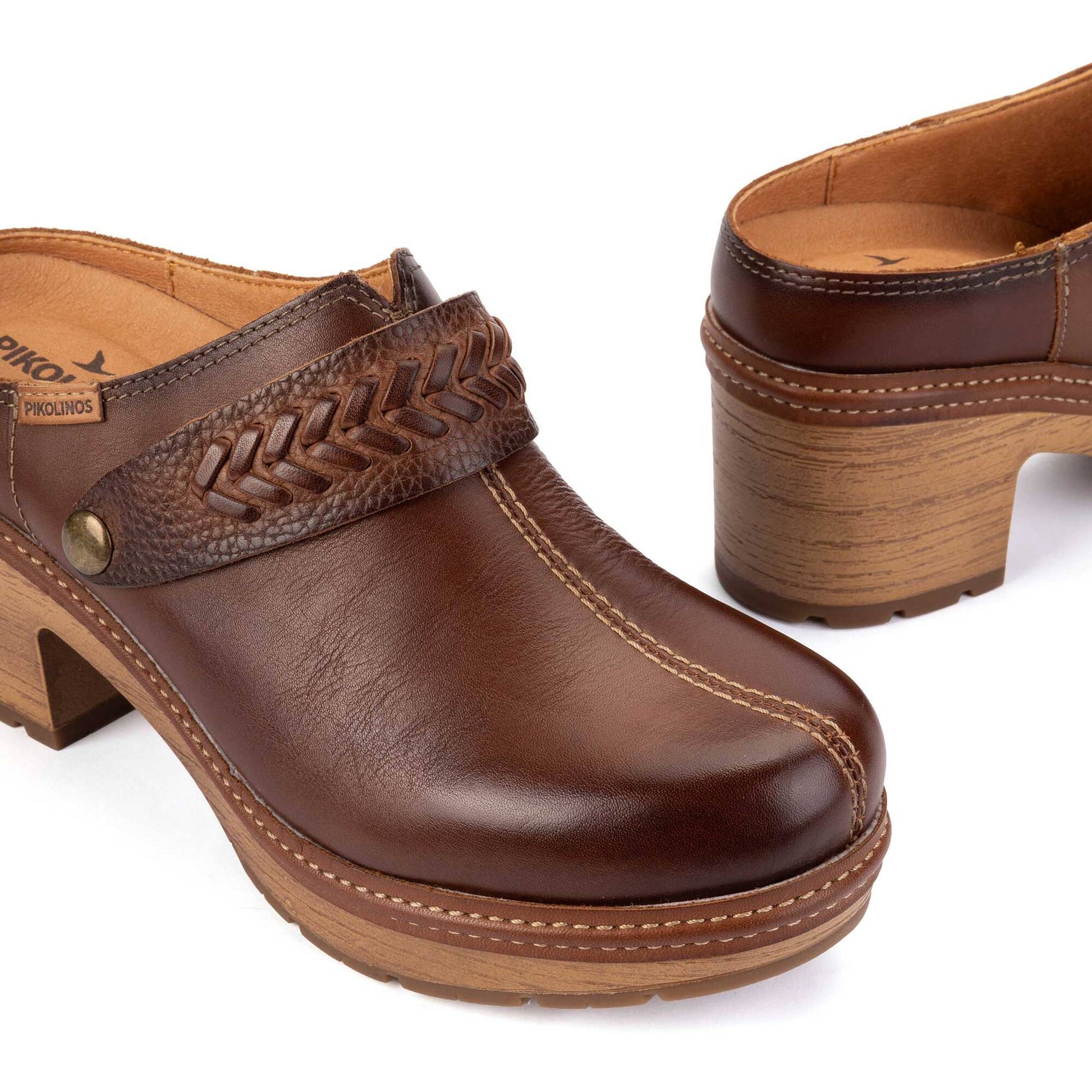 Pikolinos block-heel clogs SORT W6F-5791C2