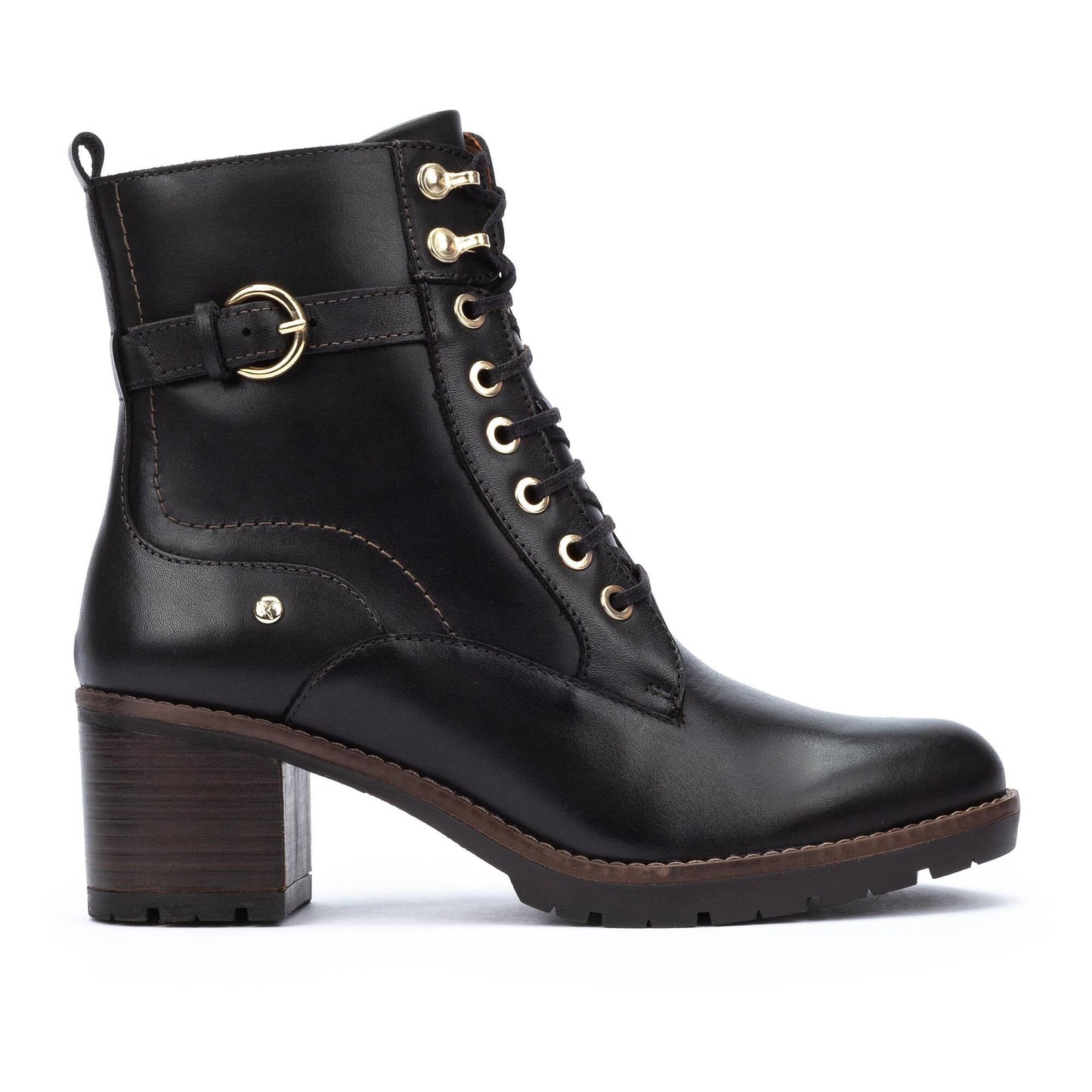 Pikolinos heeled lace-up ankle boots with track sole LLANES W7H-8510