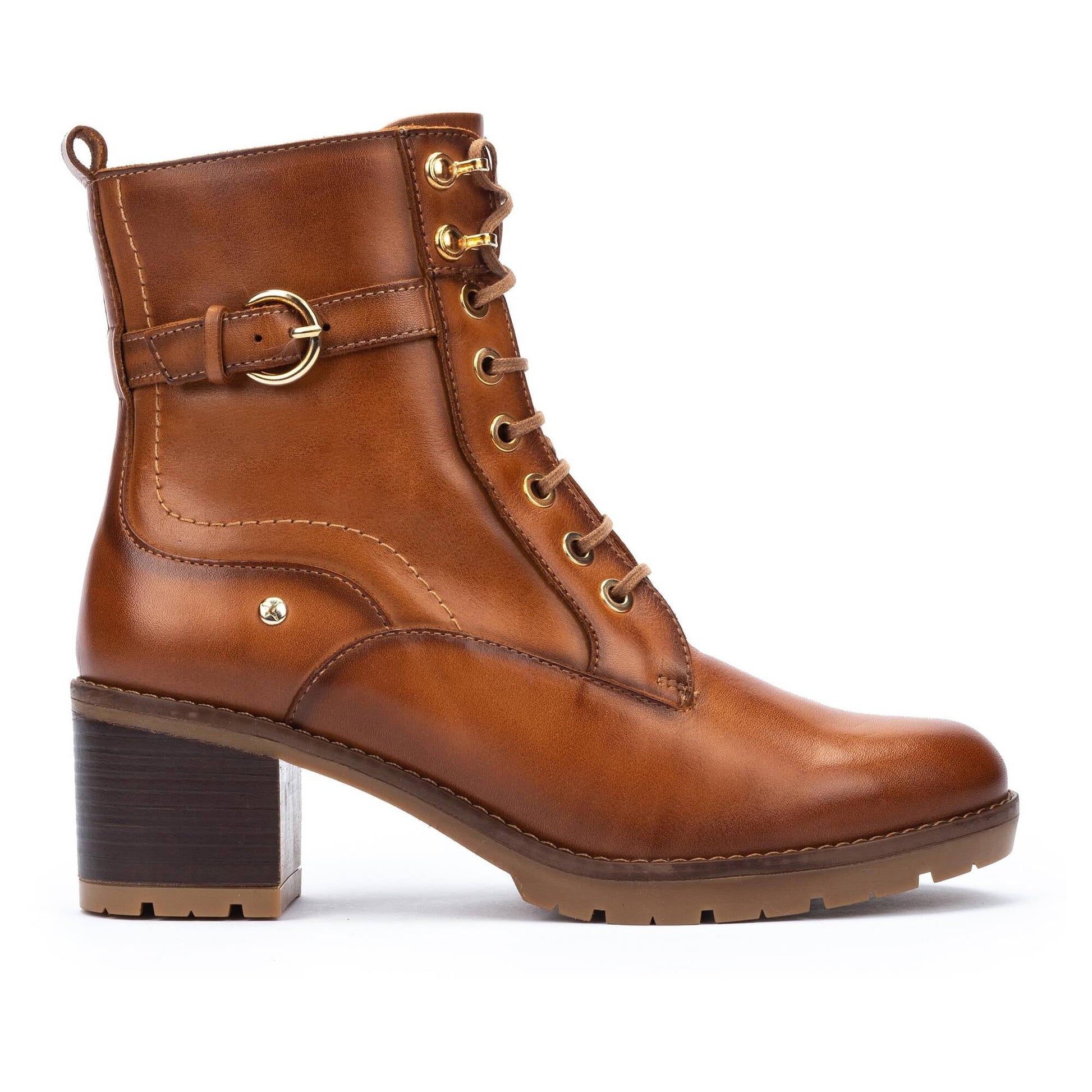 Pikolinos heeled lace-up ankle boots with track sole LLANES W7H-8510