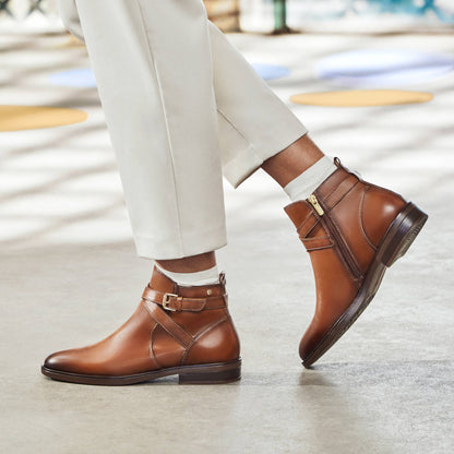 Pikolinos flat ankle boots with buckle PUERTOLLANO W3C-8869