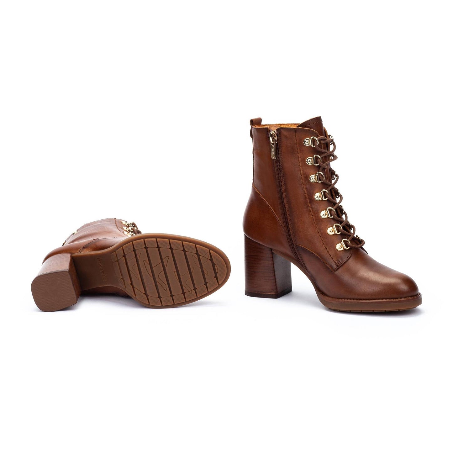 Pikolinos heeled ankle boots with laces PALENCIA W9U-8955