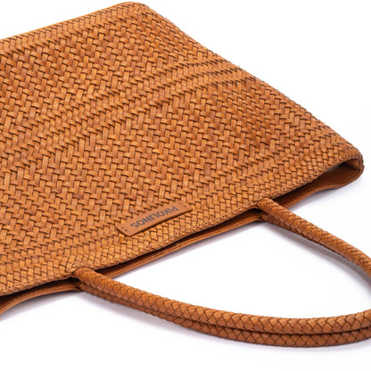 Pikolinos braided leather tote bag WHA-377