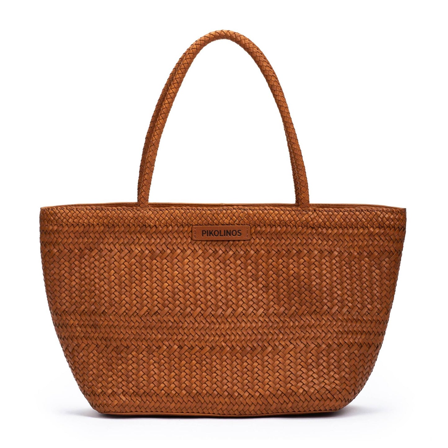 Pikolinos braided leather tote bag WHA-377