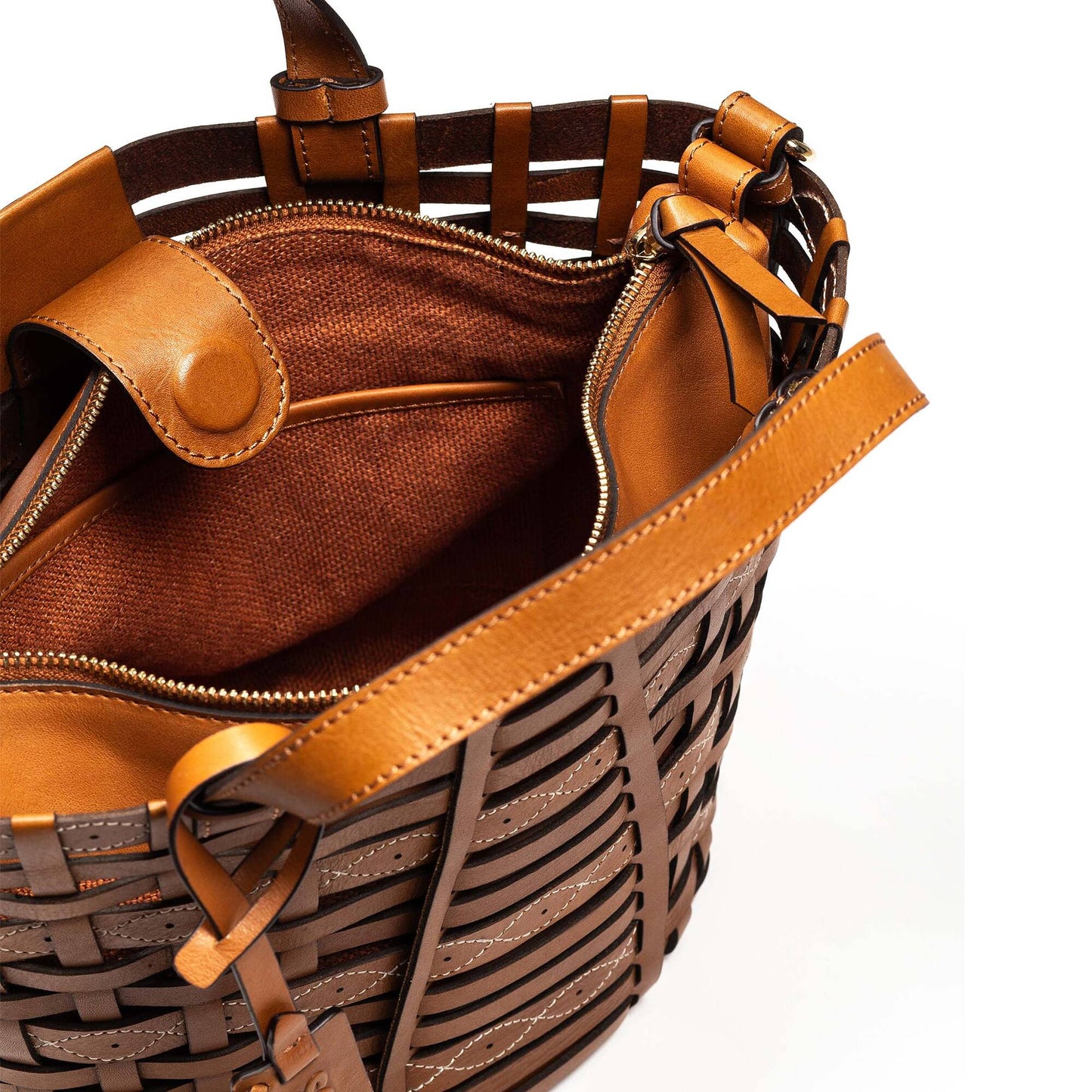 Pikolinos tote bag with magnetic closure and double handle WHA-390
