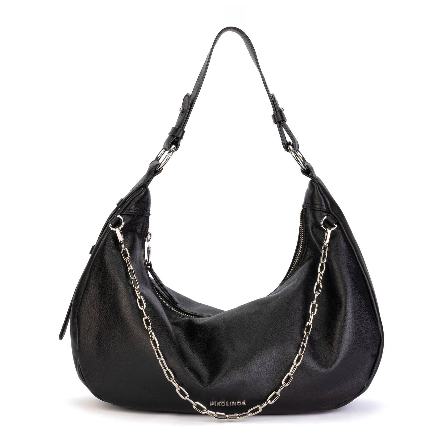 Pikolinos hobo bag with zipper closure and two pockets WHA-674