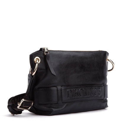 Pikolinos rectangular crossbody bag with zipper closure WHA-1110