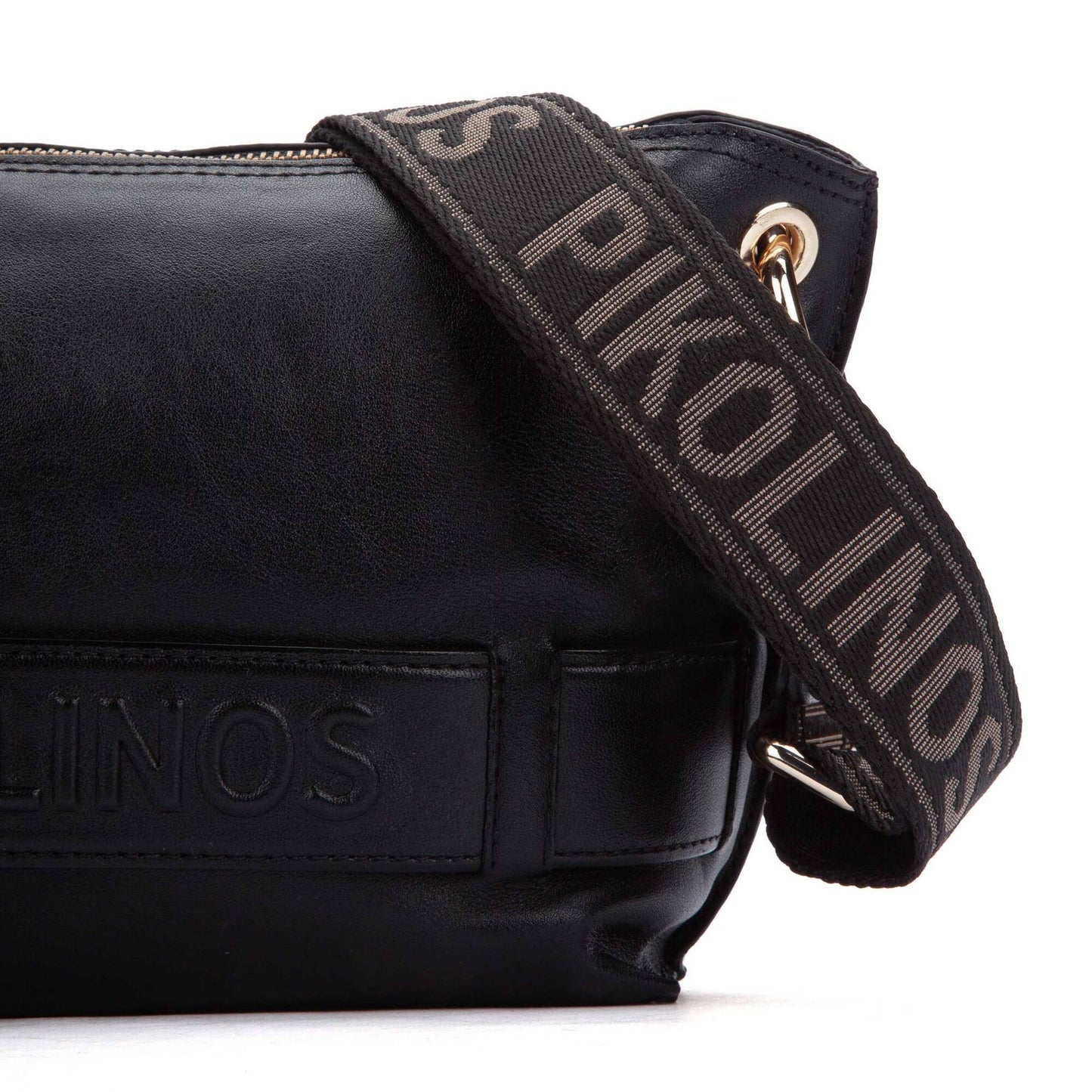 Pikolinos rectangular crossbody bag with zipper closure WHA-1110