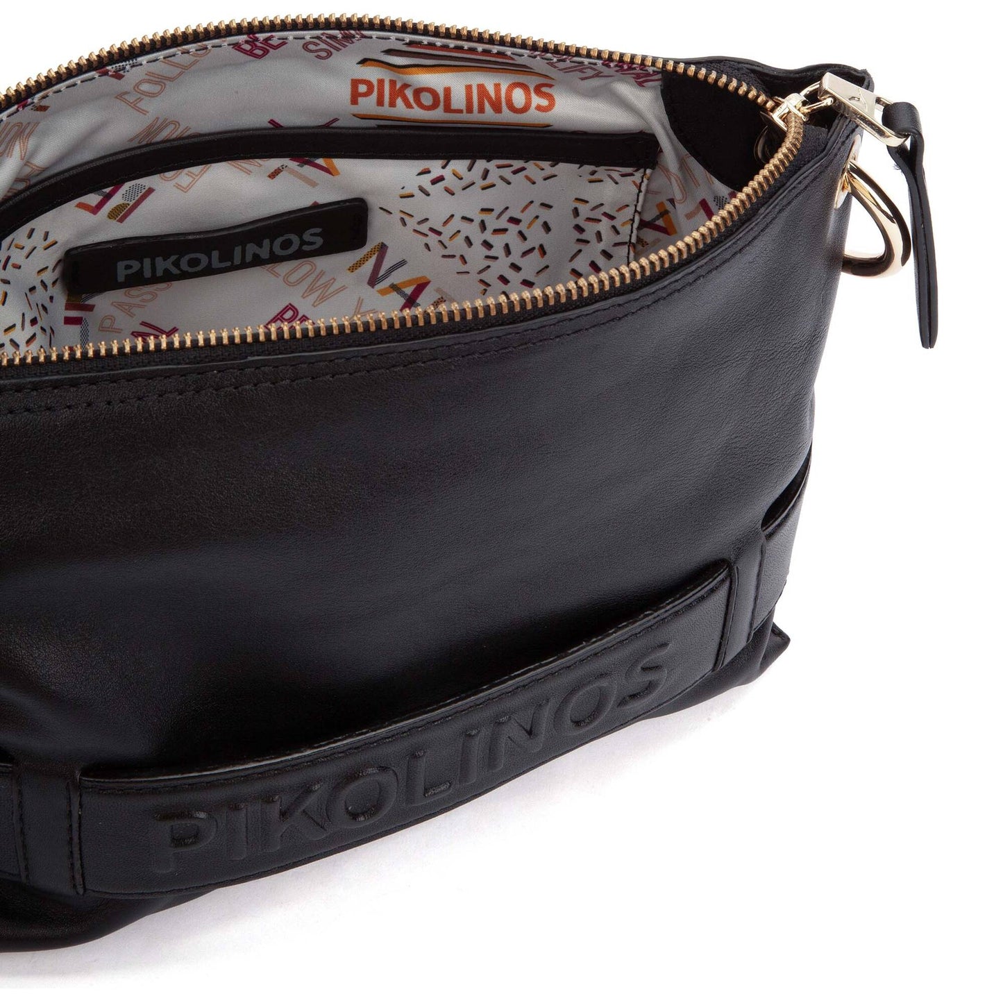 Pikolinos rectangular crossbody bag with zipper closure WHA-1110