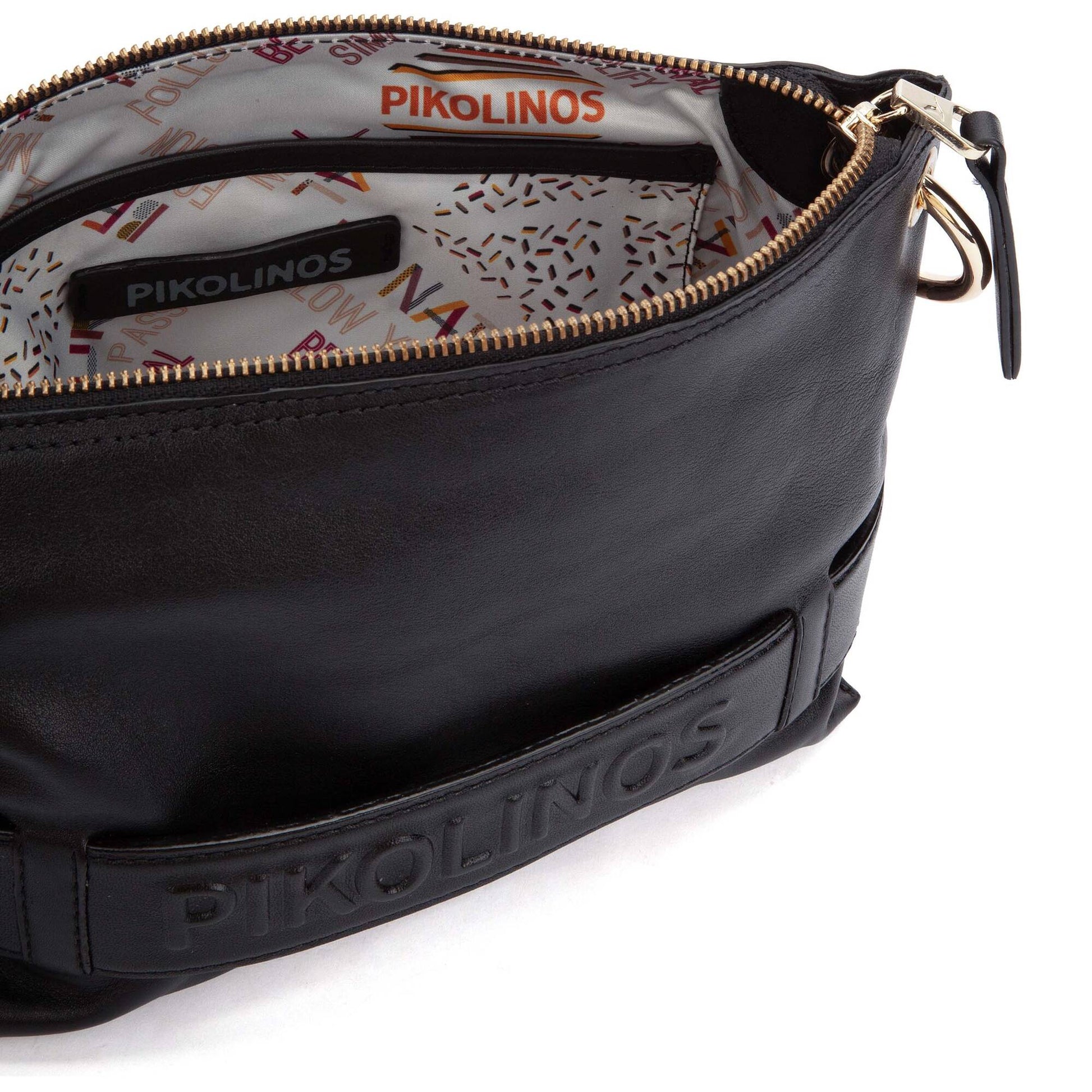 Pikolinos rectangular crossbody bag with zipper closure WHA-1110