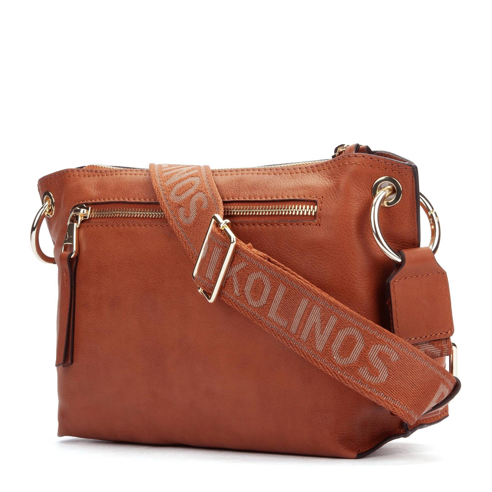 Pikolinos rectangular crossbody bag with zipper closure WHA-1110