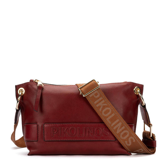 Pikolinos rectangular crossbody bag with zipper closure WHA-1110