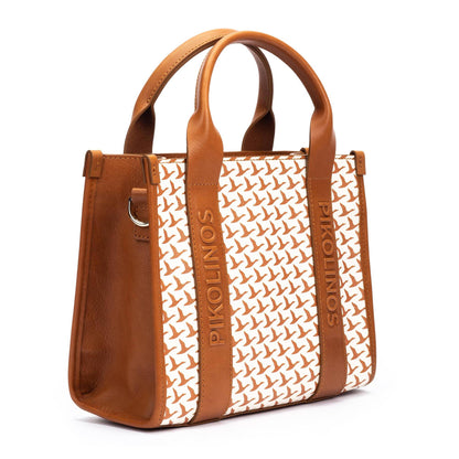 Pikolinos shopper bag with zipper closure and double handle WHA-395