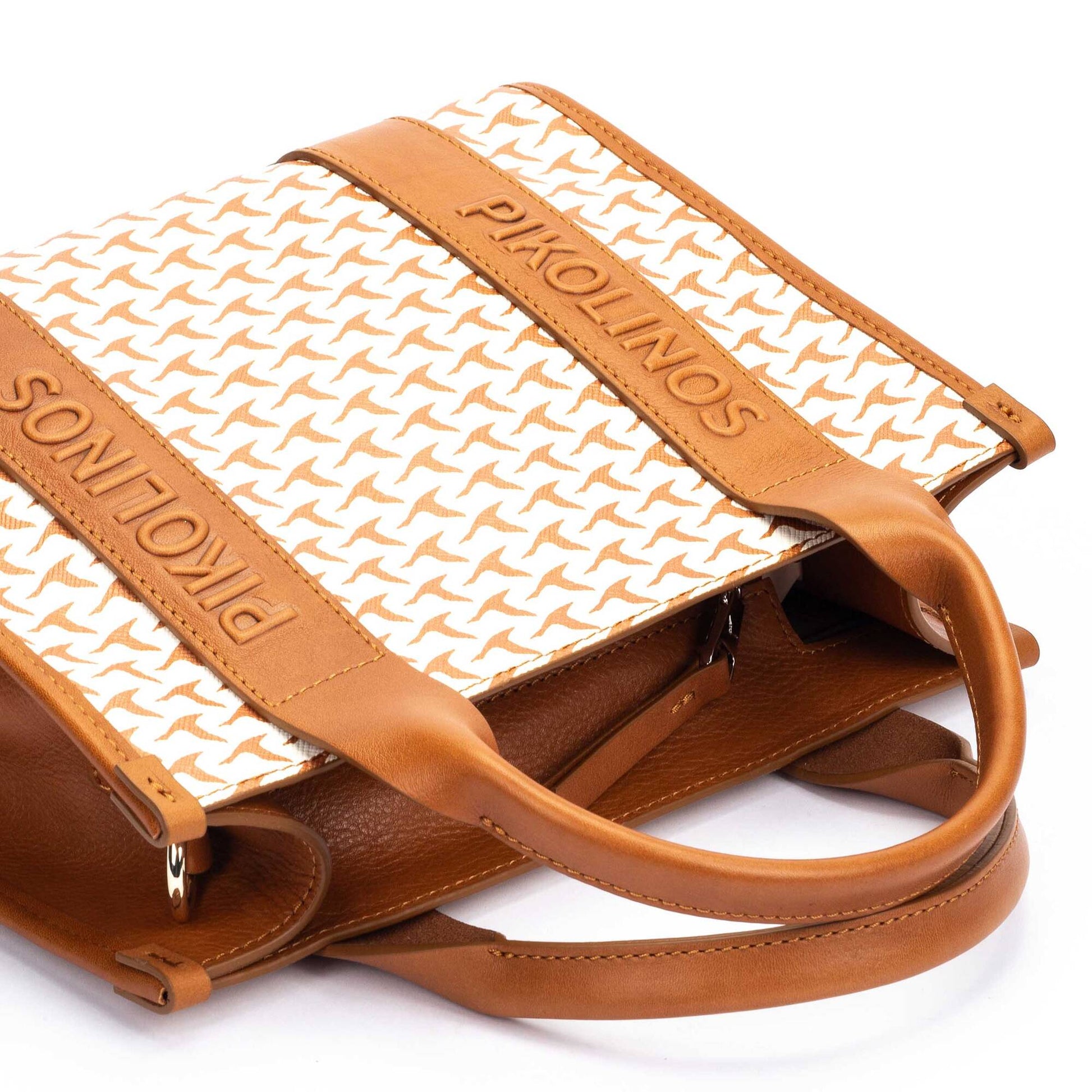 Pikolinos shopper bag with zipper closure and double handle WHA-395