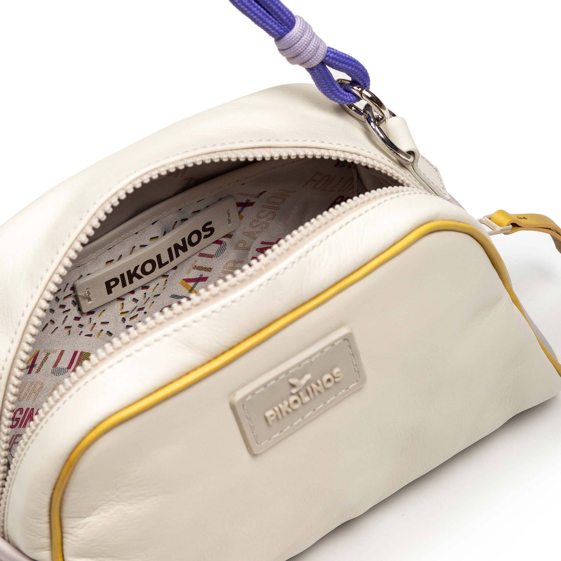 Pikolinos crossbody bag with zipper closure and long handle WHA-1144