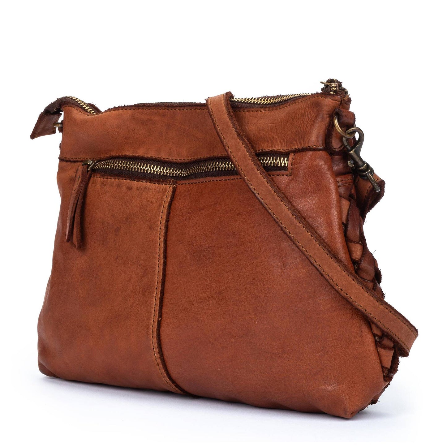 Pikolinos crossbody bag with zipper closure and long handle WHA-181