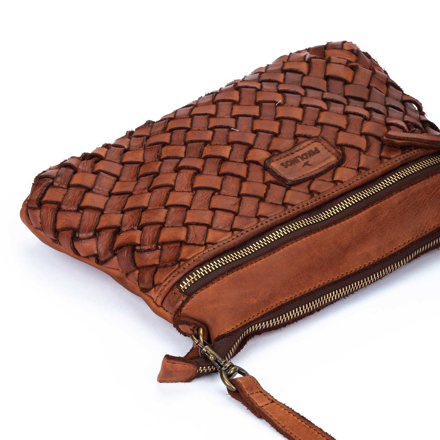 Pikolinos crossbody bag with zipper closure and long handle WHA-181