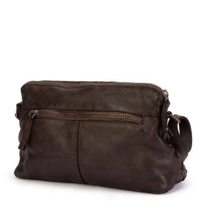 Pikolinos Leather handbag with zip closure for women. WHA-1137