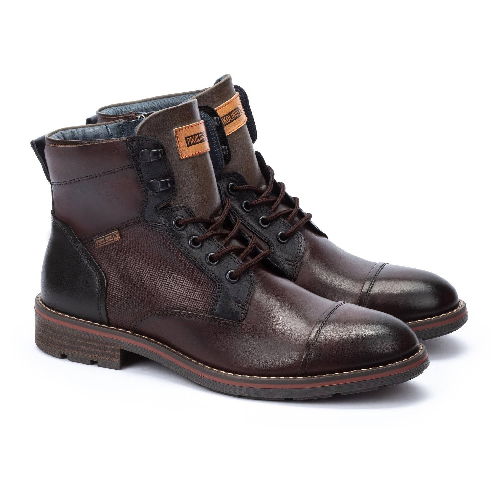 Pikolinos Lace-up boots with zip inside YORK M2M-8156C1