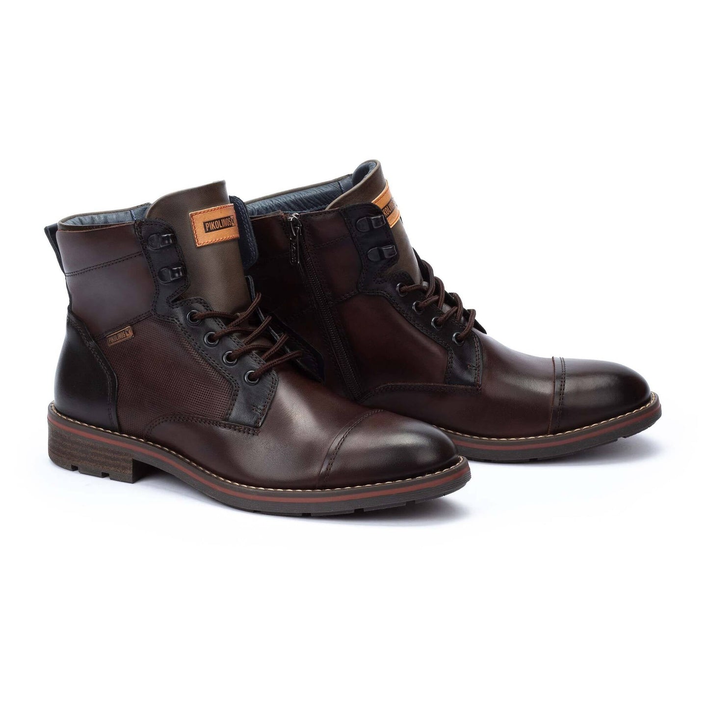 Pikolinos Lace-up boots with zip inside YORK M2M-8156C1
